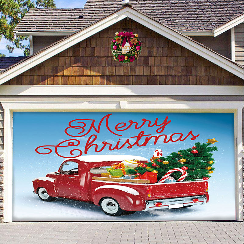 Yeouu | Christmas Carsge Door Banner Ornament