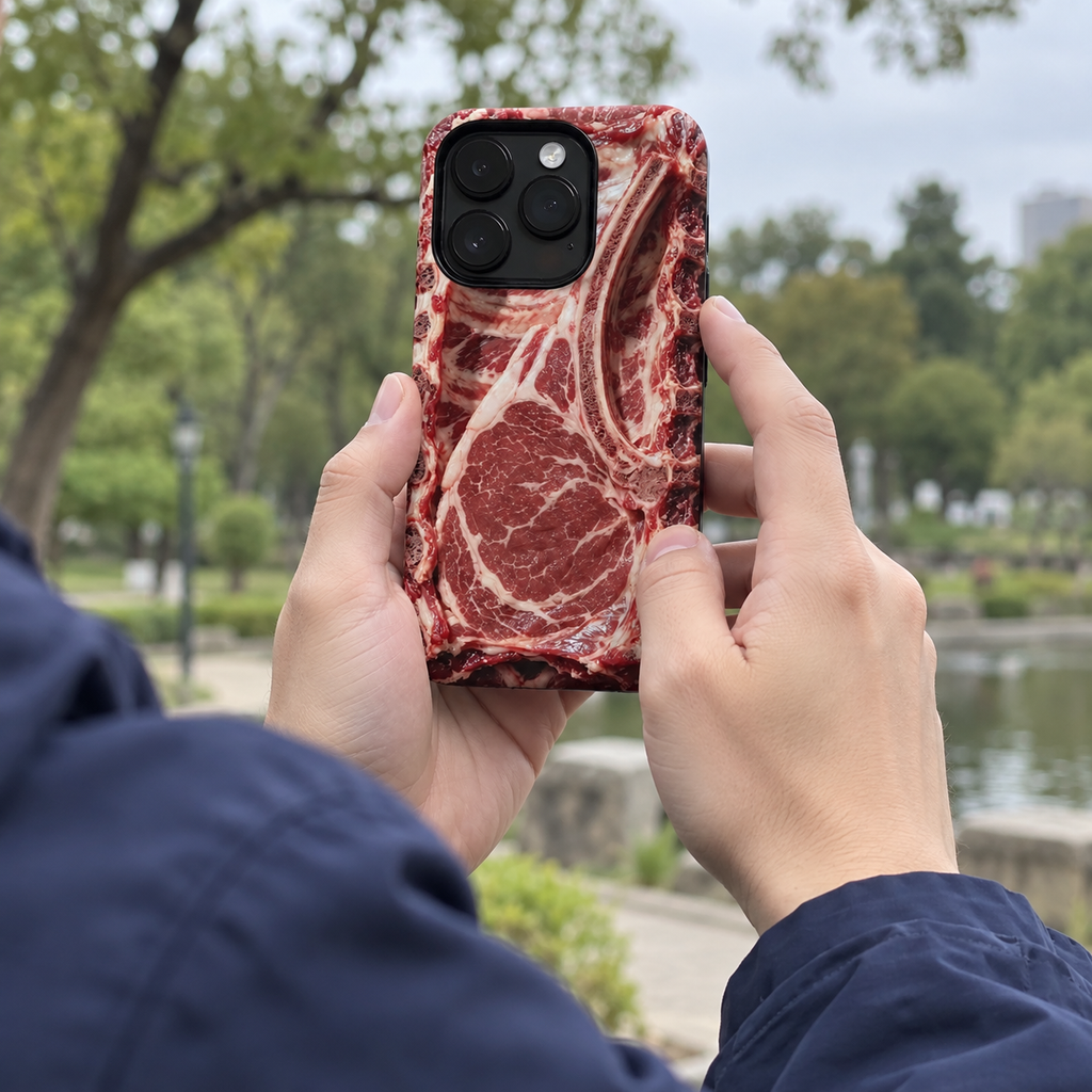 Raw Steak Phone Case