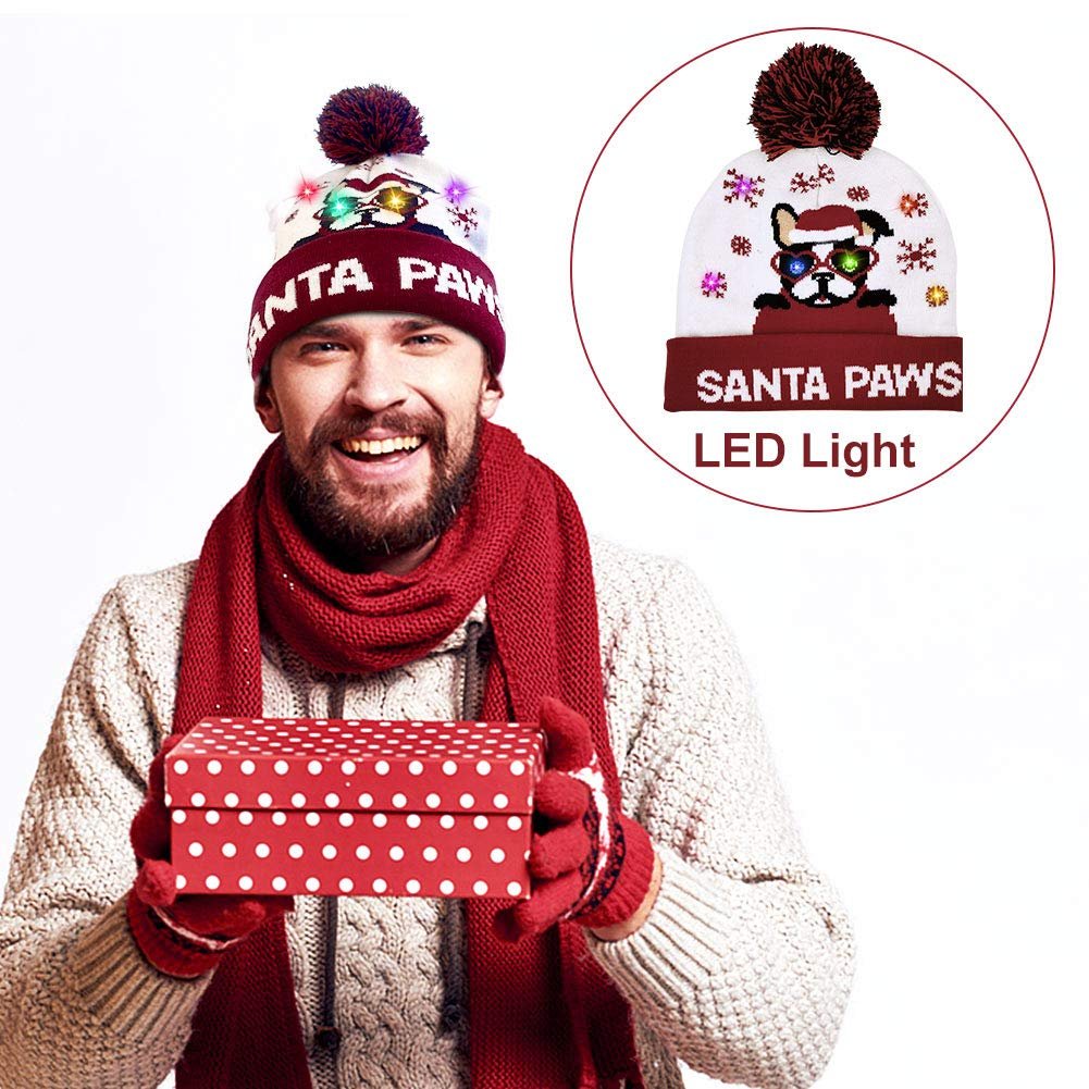 2022 Early Christmas Sale - Christmas LED Light Knitted Beanies