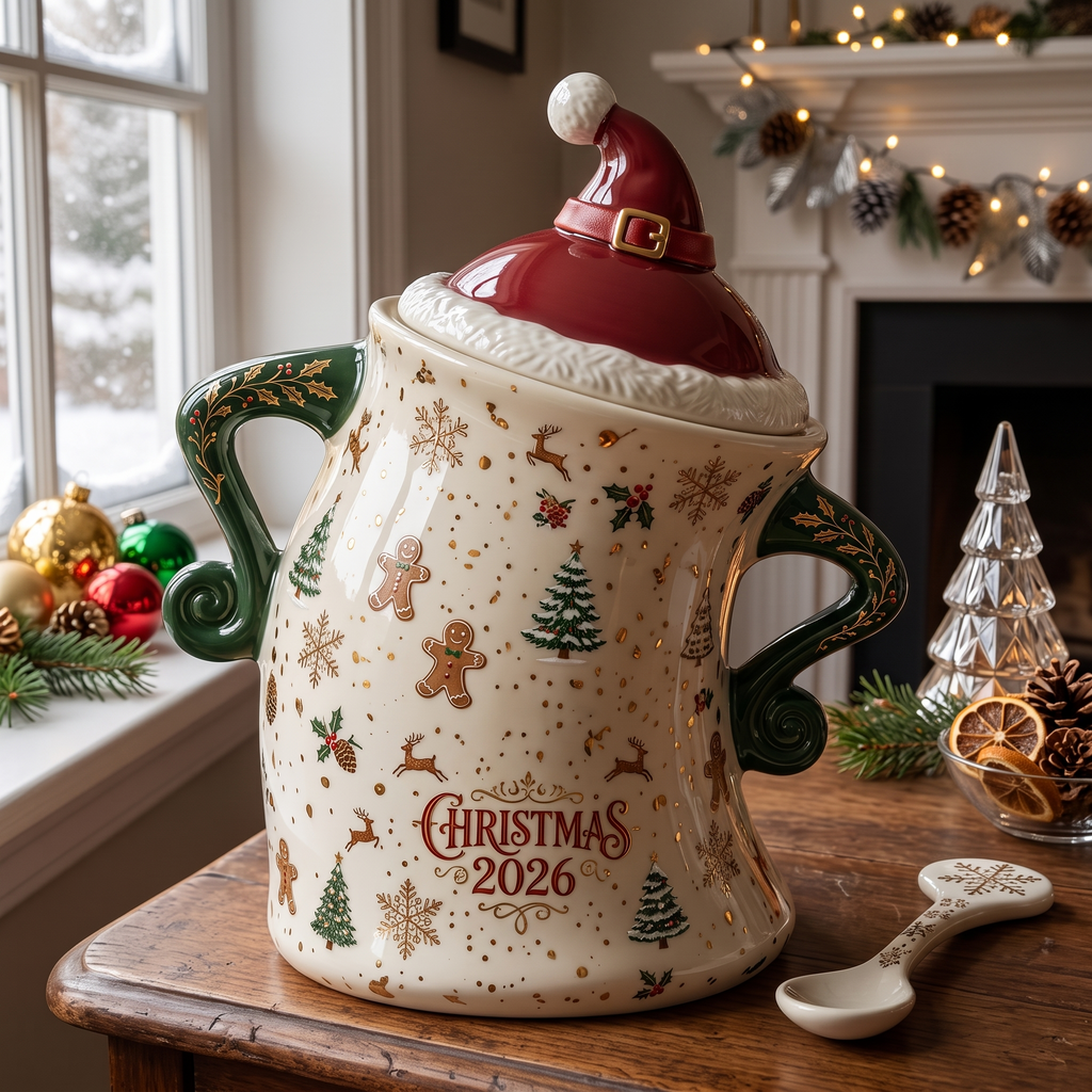 "Christmas 2026" Storage Jar