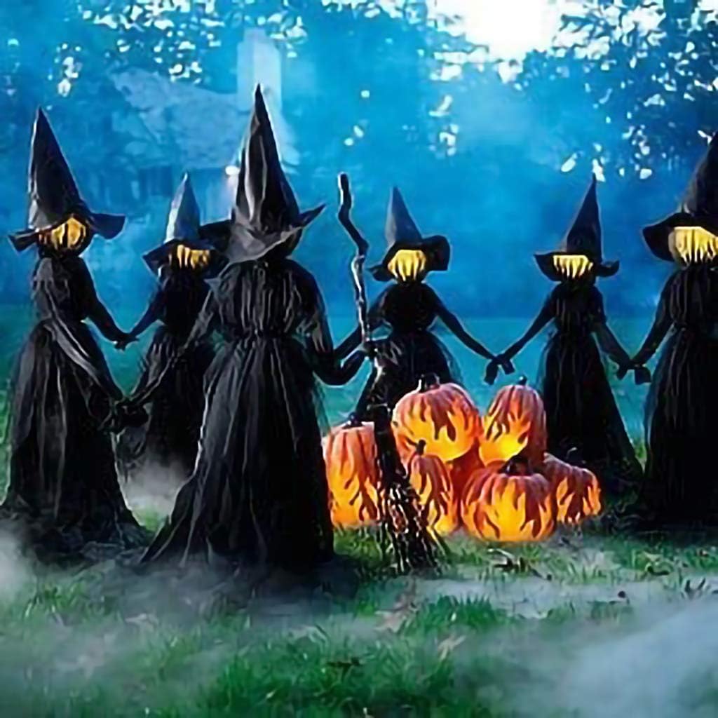 Light-Up Screaming Witches Stakes