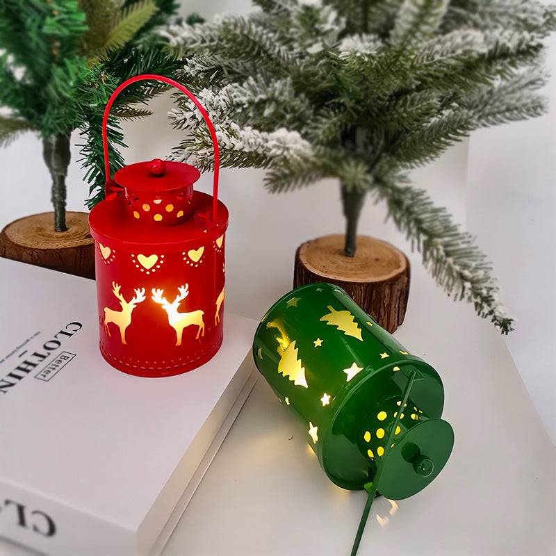 Yeouu | Christmas Candle Lights LED Small Lanterns Electronic Candles Nordic Style Creative Holiday Decorations