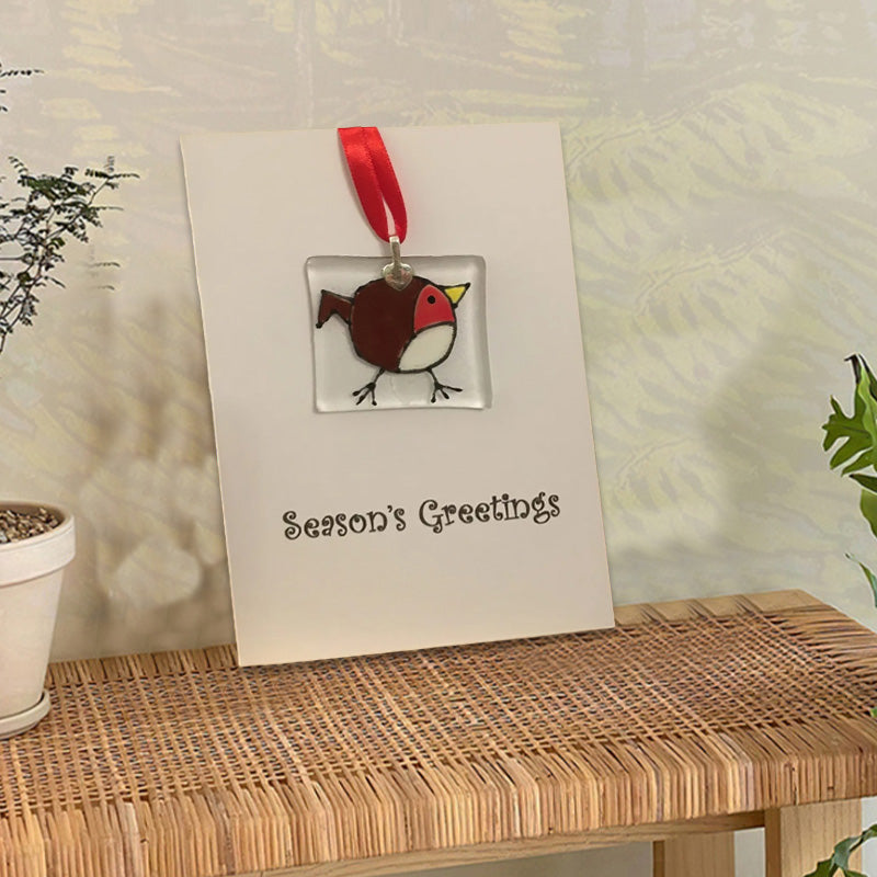Yeouu | Handmade Christmas card ornaments