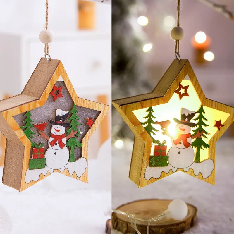 Yeouu | Christmas Tree Decoration Hanging Light Box