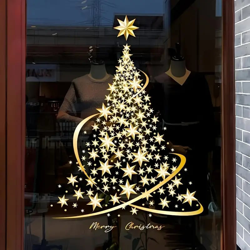 Yeouu | Christmas tree window sticker