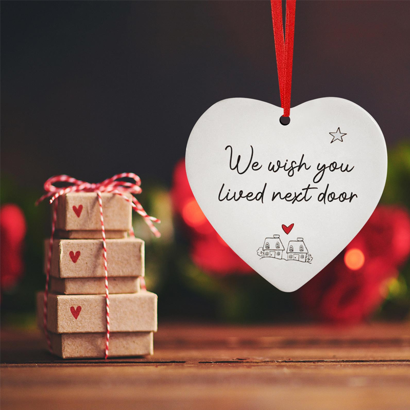 Yeouu | Christmas Heart Hanging Ornament