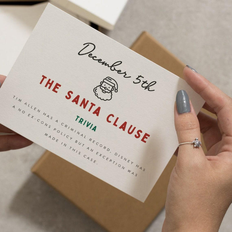 Yeouu | Movie/Film Trivia Christmas Advent Calendar - Christmas Gift