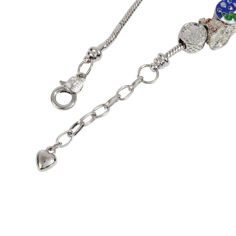 Yeouu | Christmas Snowflake Bells Children's Charm Bracelet