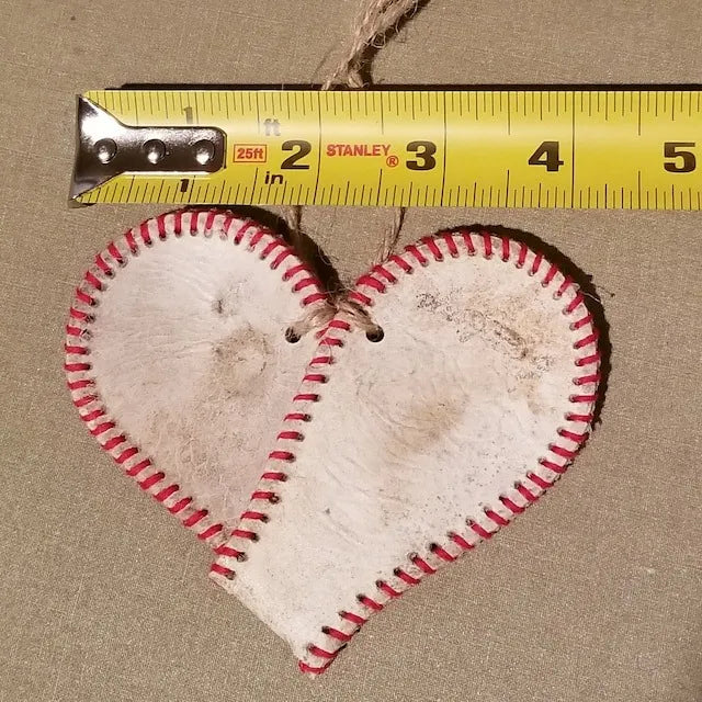 ❤⚾Handmade Vintage Baseball Heart