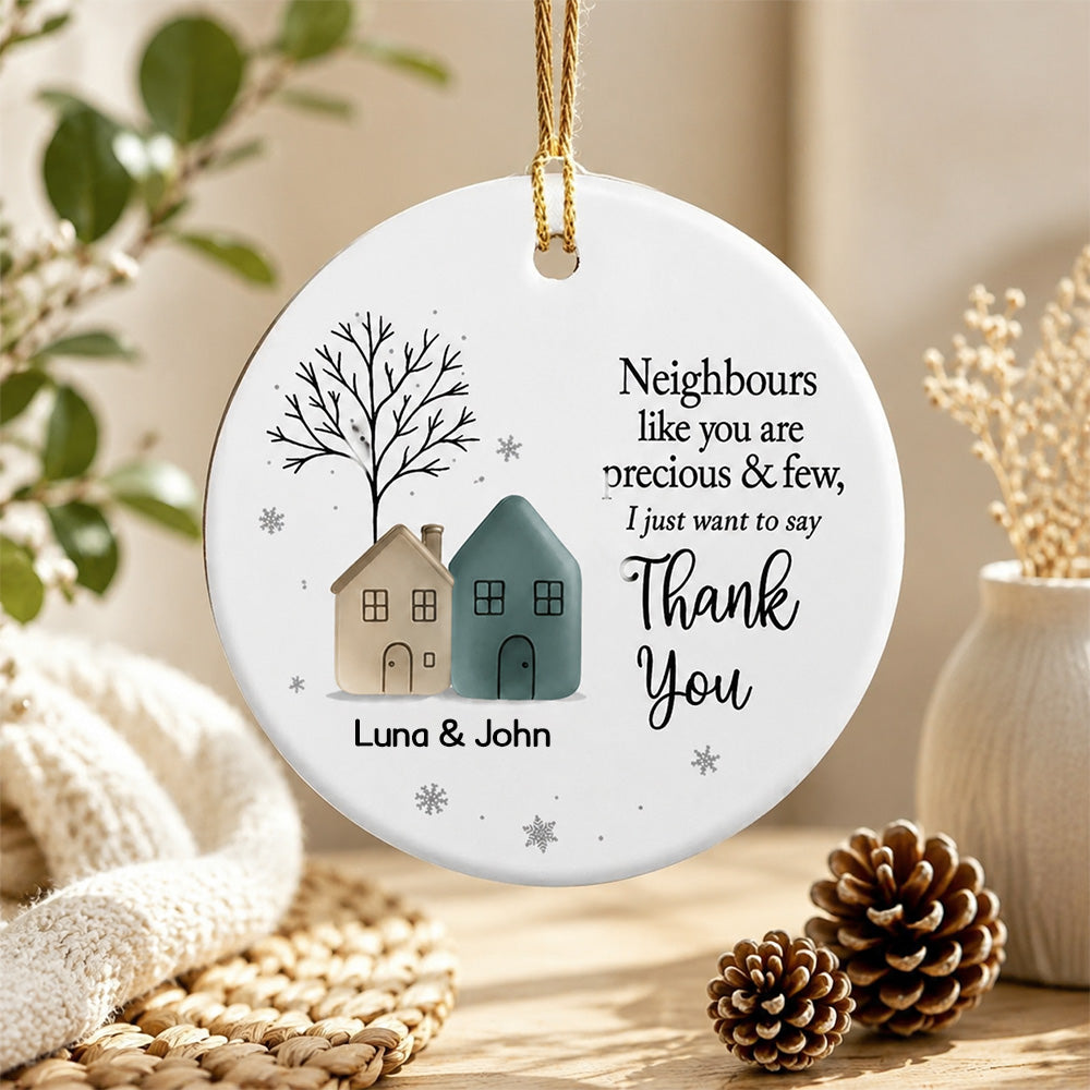 Personalized Neighbor Ornament – Custom Thank You Gift for Neighbors