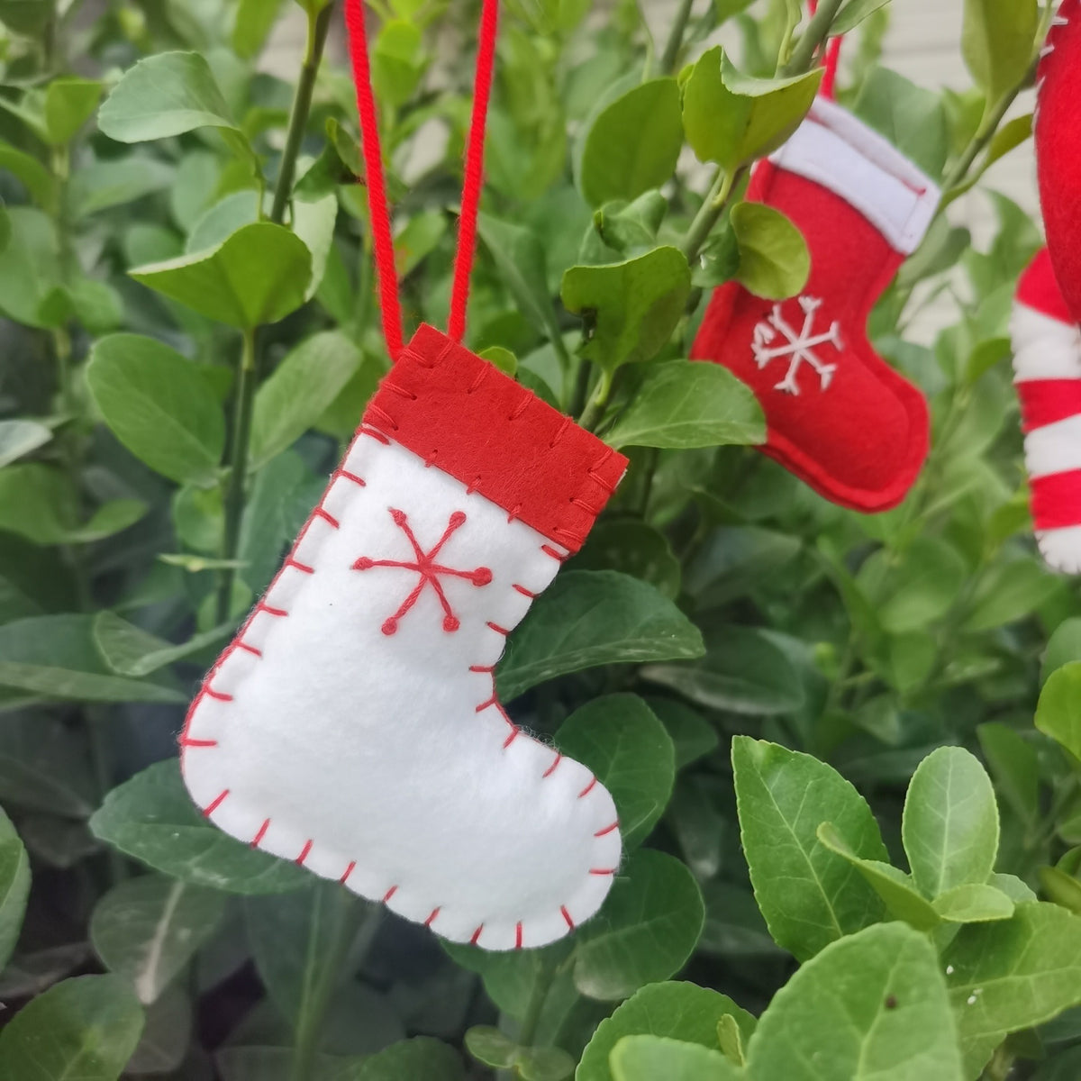 💖Handmade Stuffed Felt Christmas Decorations🎄