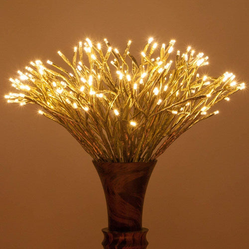 18" Christmas Starburst Lighted Branches with White LED Twinkle Lights