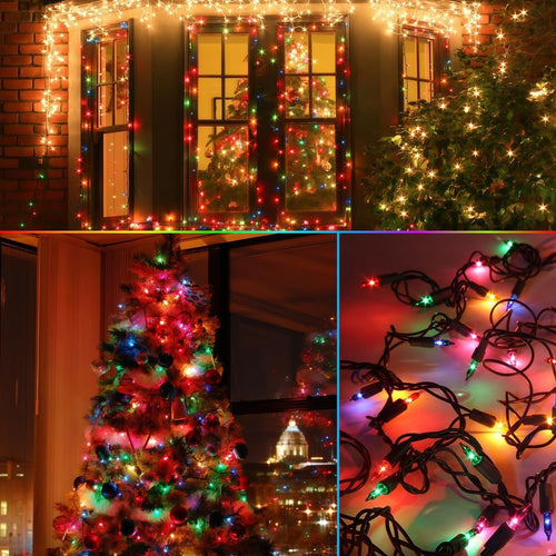 16FT/32FT Indoor Outdoor Multicolor Christmas String Lights