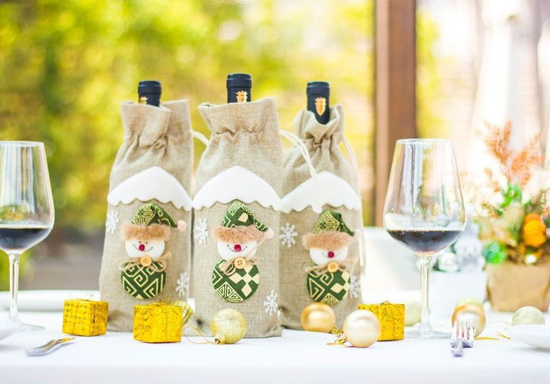 Yeouu | Decorations Christmas Wine Bottle Socks