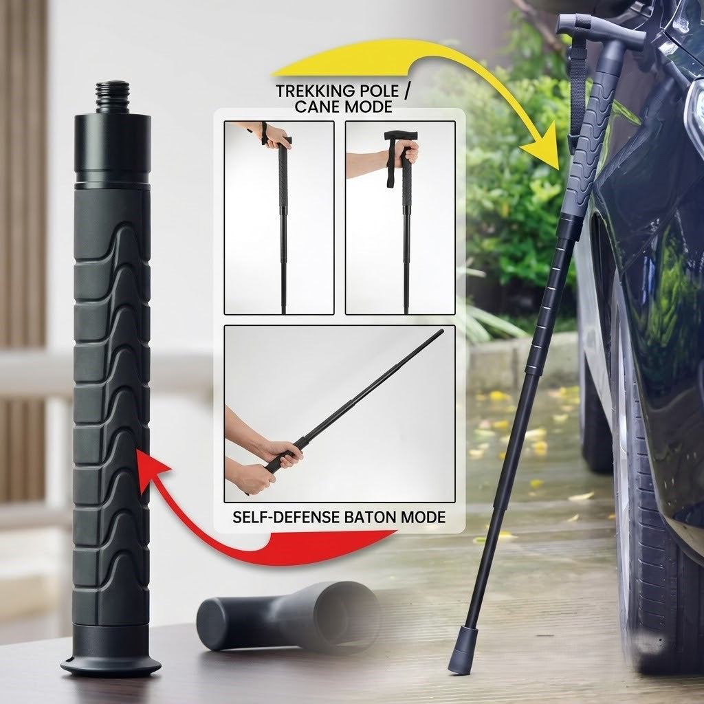 Telescopic Instant-Deploy Outdoor Stick