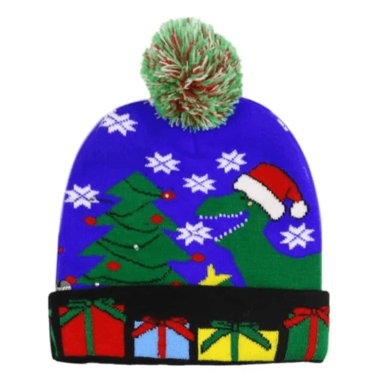 Yeouu | 🎅LED Christmas Knitted Hats Light up Xmas Beanie