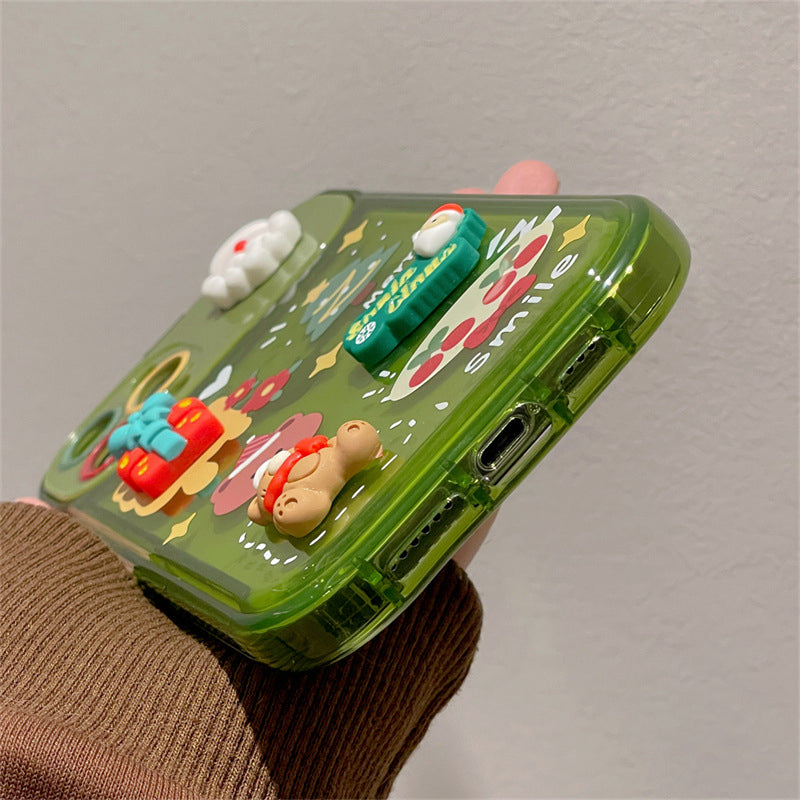 Yeouu | Christmas Tree Pendant iPhone Cover with Mirror