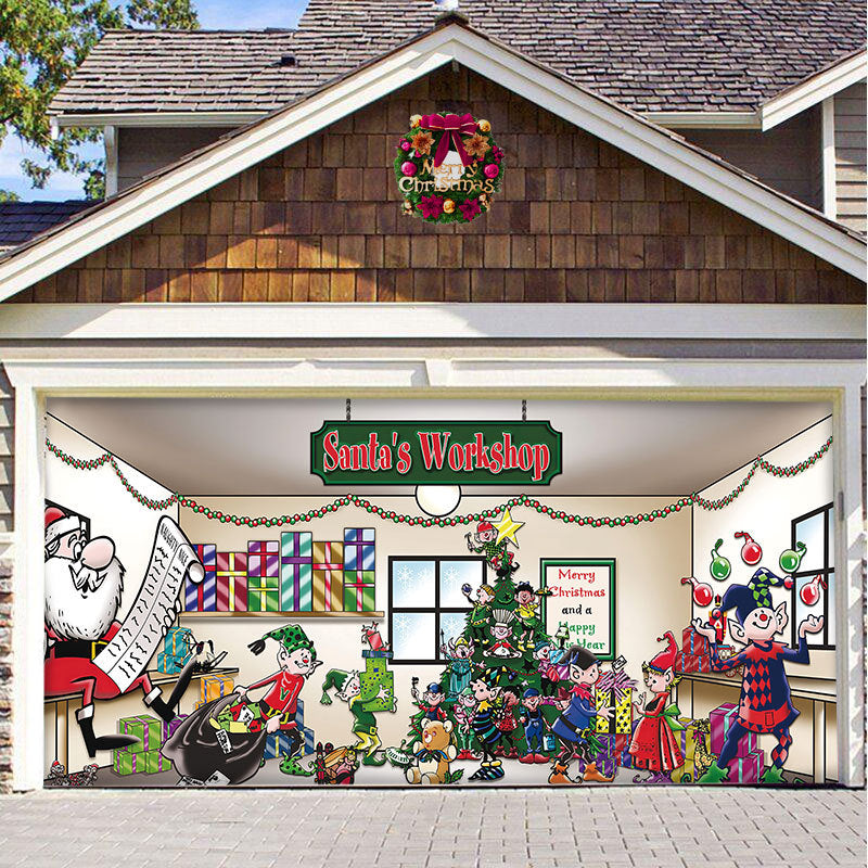 Yeouu | Christmas Carsge Door Banner Ornament