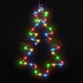 Yeouu | Wrought Iron Christmas Tree Shaped Hanging Window Ornament