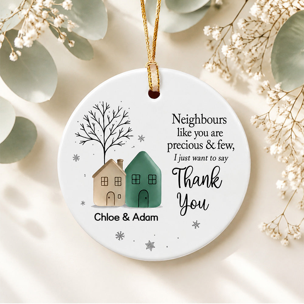 Personalized Neighbor Ornament – Custom Thank You Gift for Neighbors