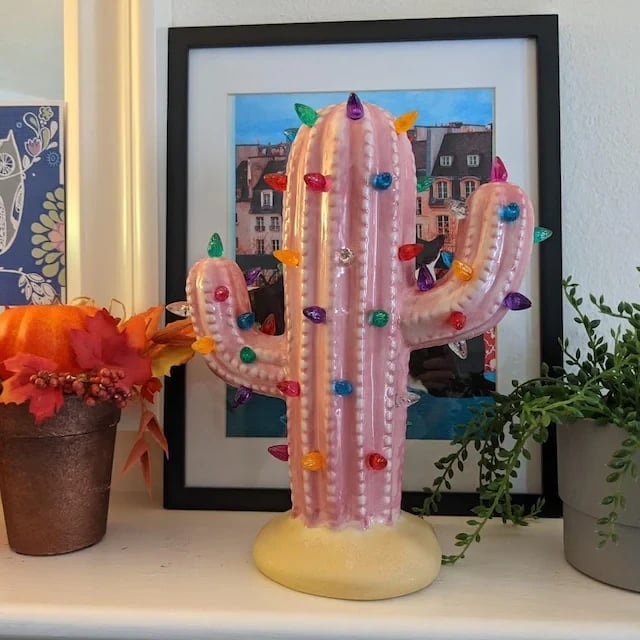 Yeouu | Vintage Christmas Luminous Cactus