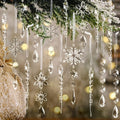 Yeouu | Crystal Christmas Ornaments Set - ShineBright