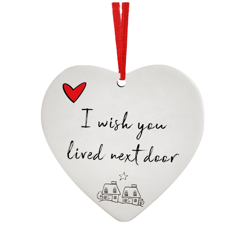 Yeouu | Christmas Heart Hanging Ornament