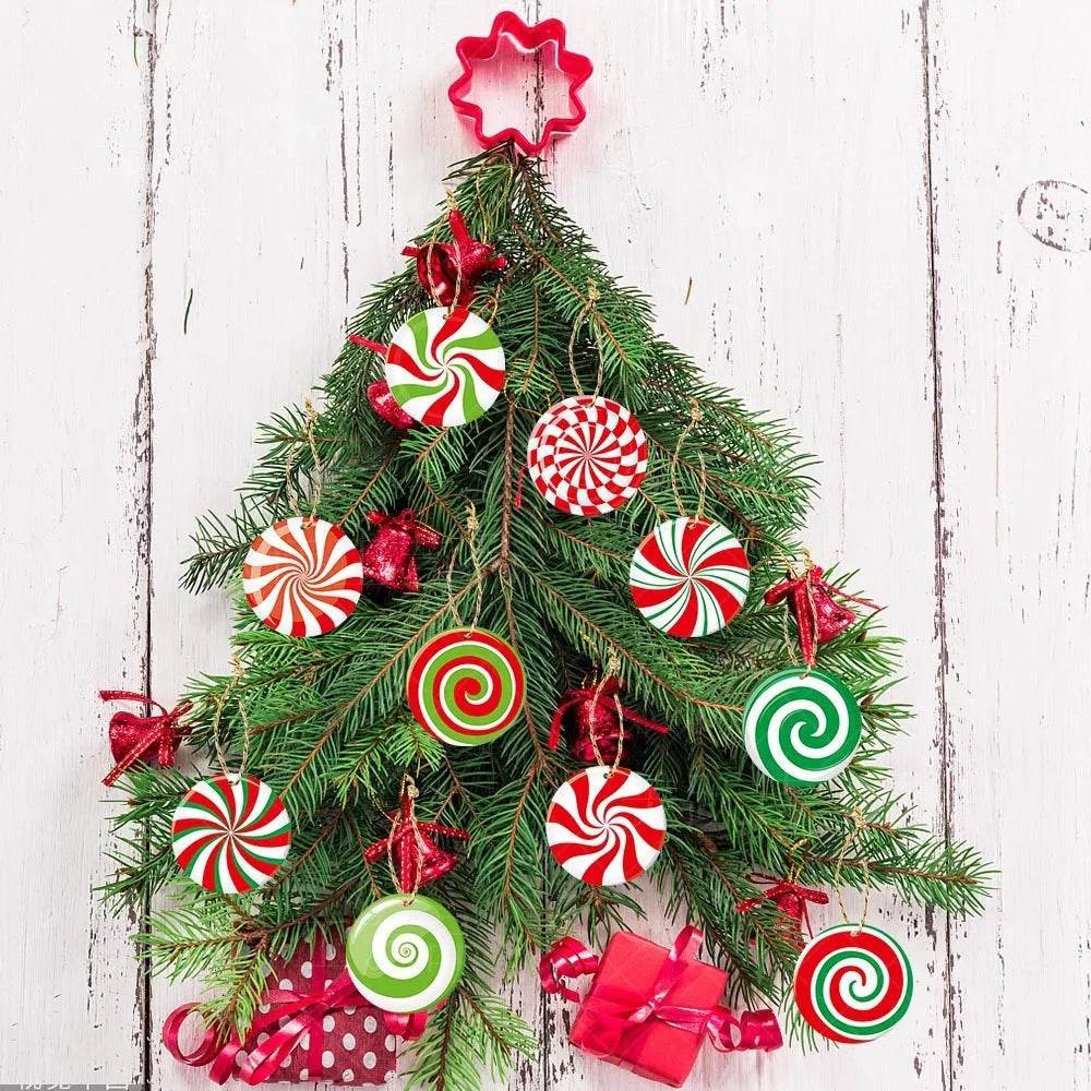 Yeouu | Christmas Party Christmas Tree Decorations Arrangement Candy Ornaments