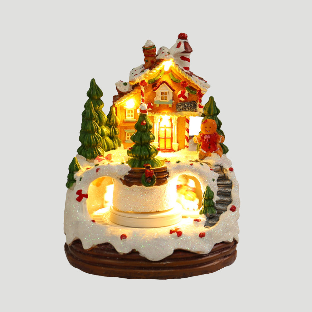 Yeouu | Christmas Ornament with LED Lights and Music