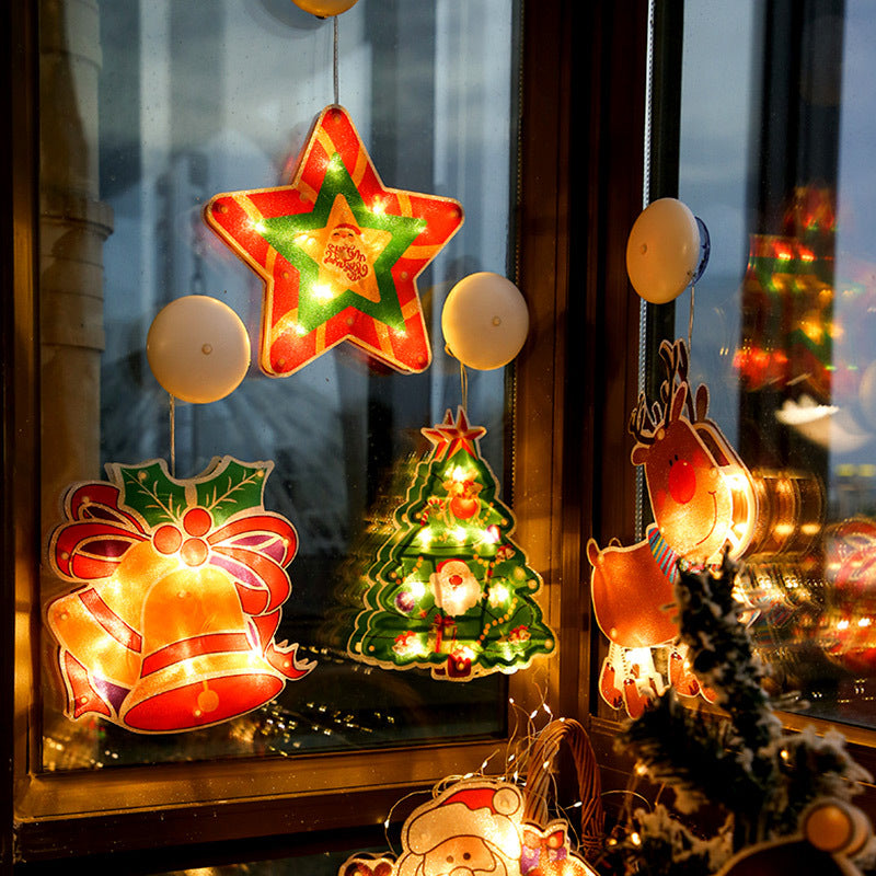 CHRISTMAS WINDOW HANGING LIGHTS