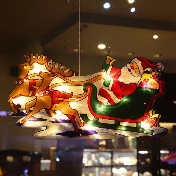 CHRISTMAS WINDOW HANGING LIGHTS
