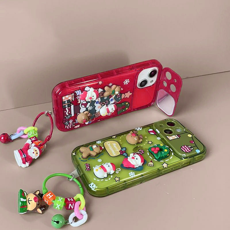 Yeouu | Christmas Tree Pendant iPhone Cover with Mirror