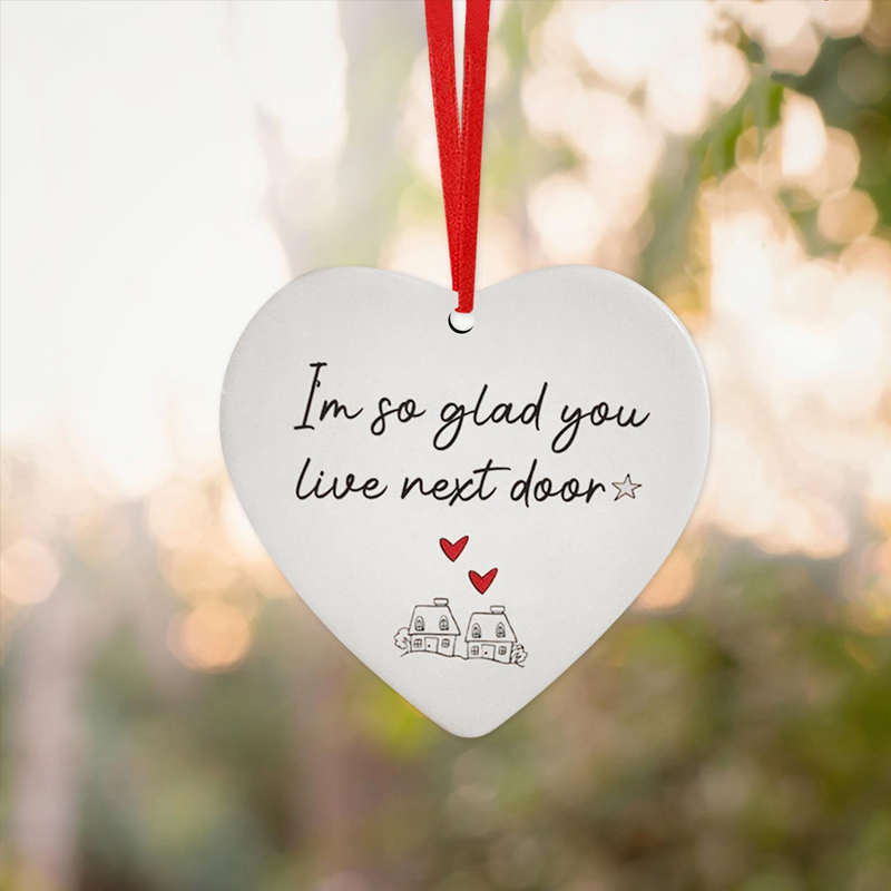 Yeouu | Christmas Heart Hanging Ornament