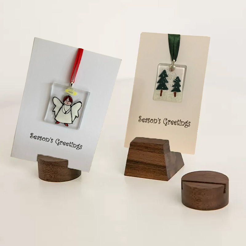 Yeouu | Handmade Christmas card ornaments