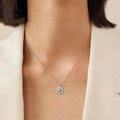 Yeouu | Luxury Rhinestone Christmas Snowflakes Necklace Gift for women