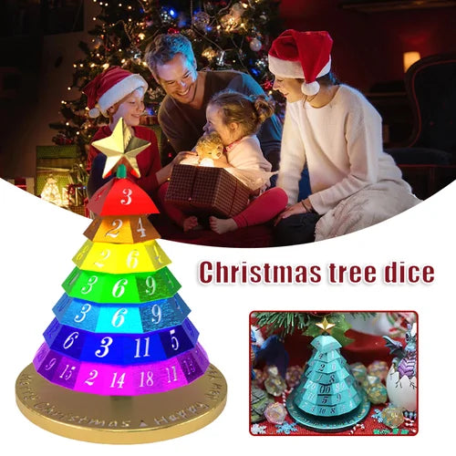 Christmas Tree Dice Set
