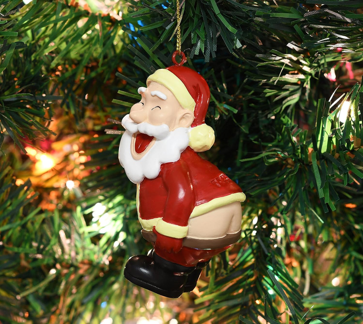 Yeouu | Funny Christmas tree decoration - SantaSass