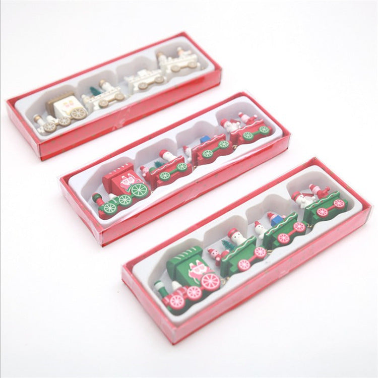 Decorative Christmas Train Ornament Yeouu