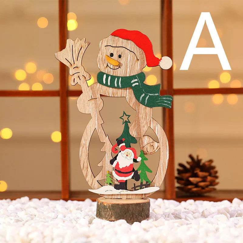 Yeouu | Christmas Day Wooden Bar Decoration Decorations