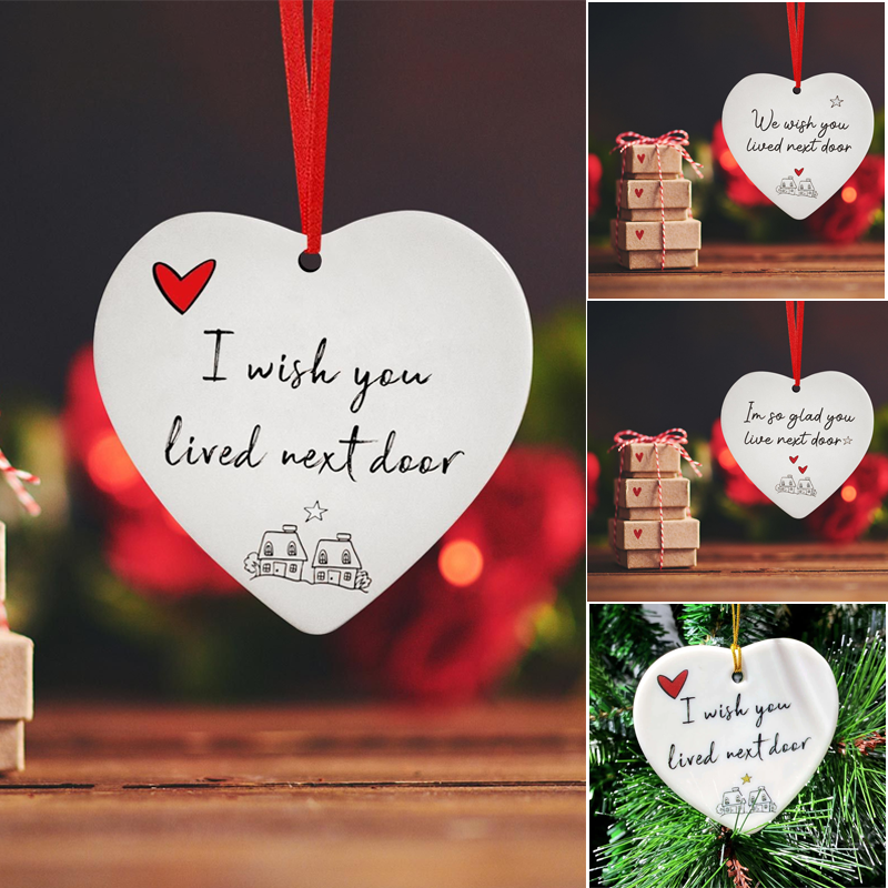 Yeouu | Christmas Heart Hanging Ornament