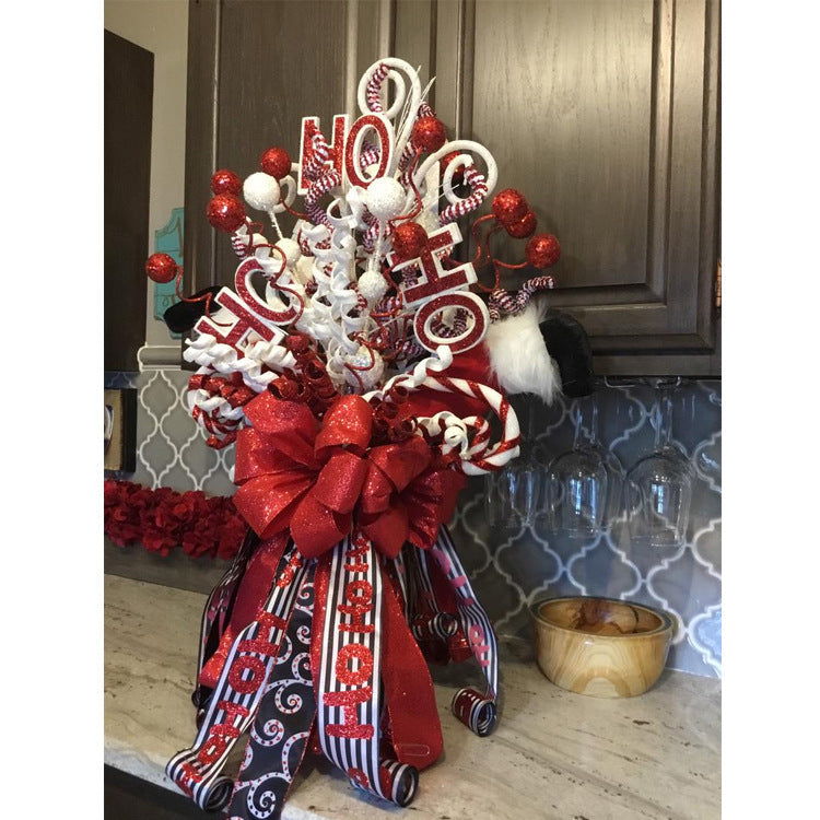 Yeouu | Garland Hanging Window Christmas Tree Decoration Artwork