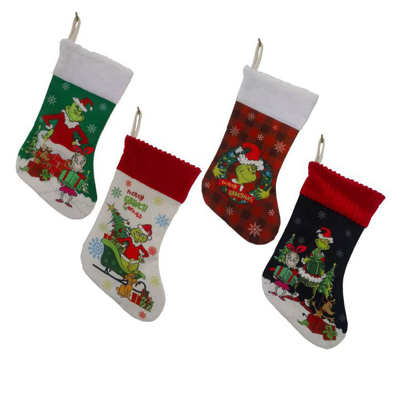 Yeouu | Green Christmas Stockings Christmas Decorations