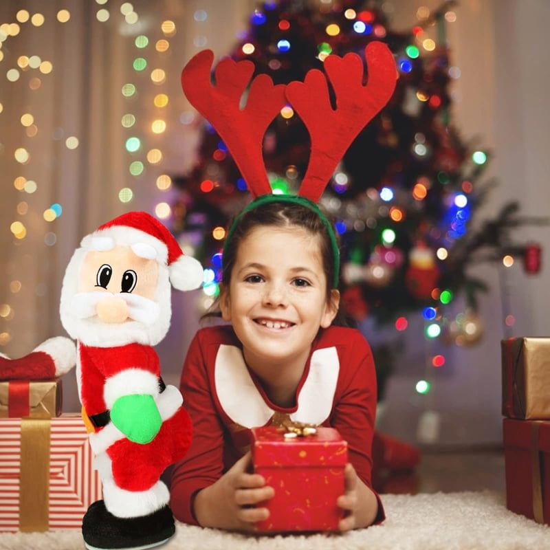 Yeouu | Dancing & Singing Santa Claus | Movable Santa Figure with Music | Fun Christmas Decoration & Gift Idea