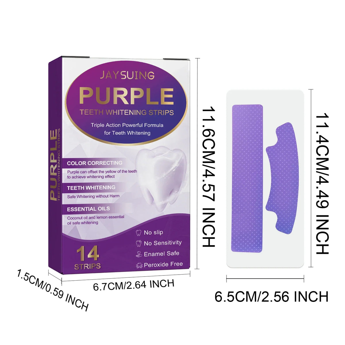 Purple Teeth Whitening 14 Strips