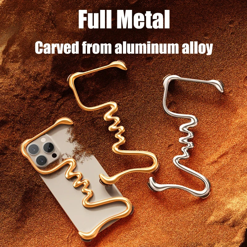 Metal Alloy Frameless  iPhone Case