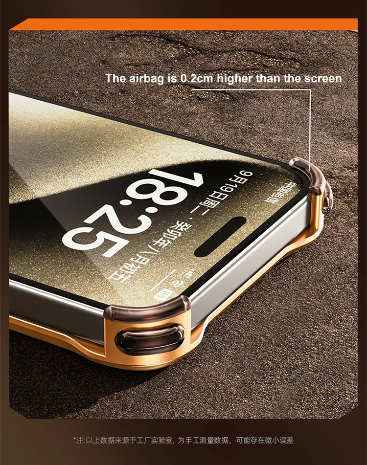 Metal Alloy Frameless  iPhone Case