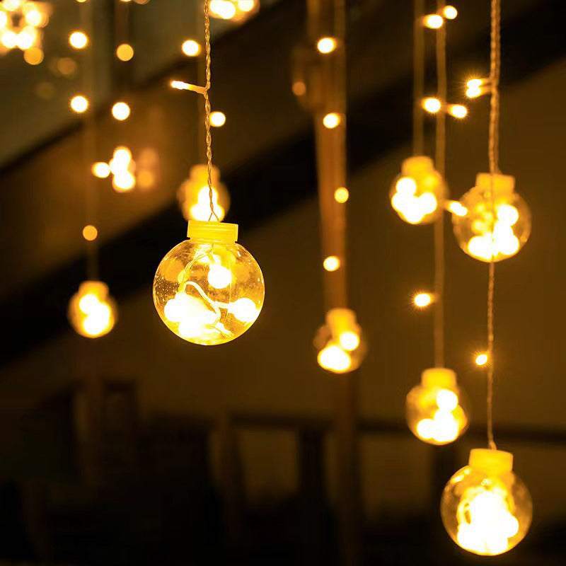 Yeouu | Contemporary Creative Christmas Tree Snowman LED Decoration String Lights For Living Room