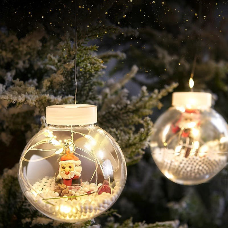 Yeouu | Contemporary Creative Christmas Tree Snowman LED Decoration String Lights For Living Room