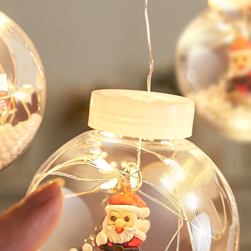 Yeouu | Contemporary Creative Christmas Tree Snowman LED Decoration String Lights For Living Room
