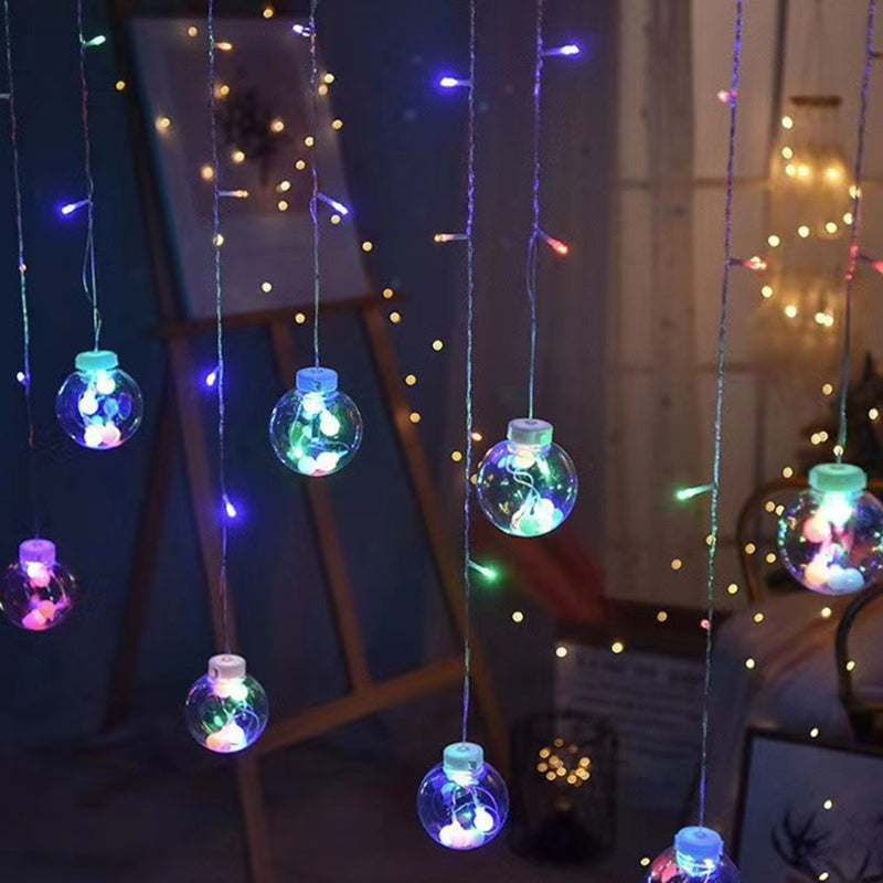 Yeouu | Contemporary Creative Christmas Tree Snowman LED Decoration String Lights For Living Room